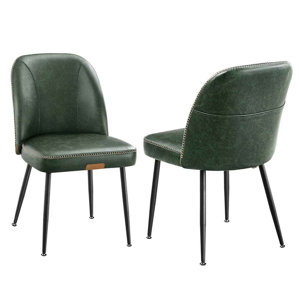 High-Grade VASAGLE Synthetic leather dining chair with storage pocket Luxury