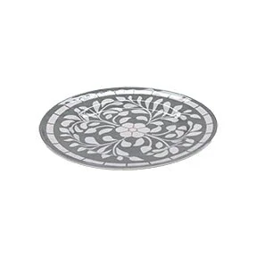 Comfortable 8.5in Dessert Plates S 4 Prt Grey Melamine Trusted