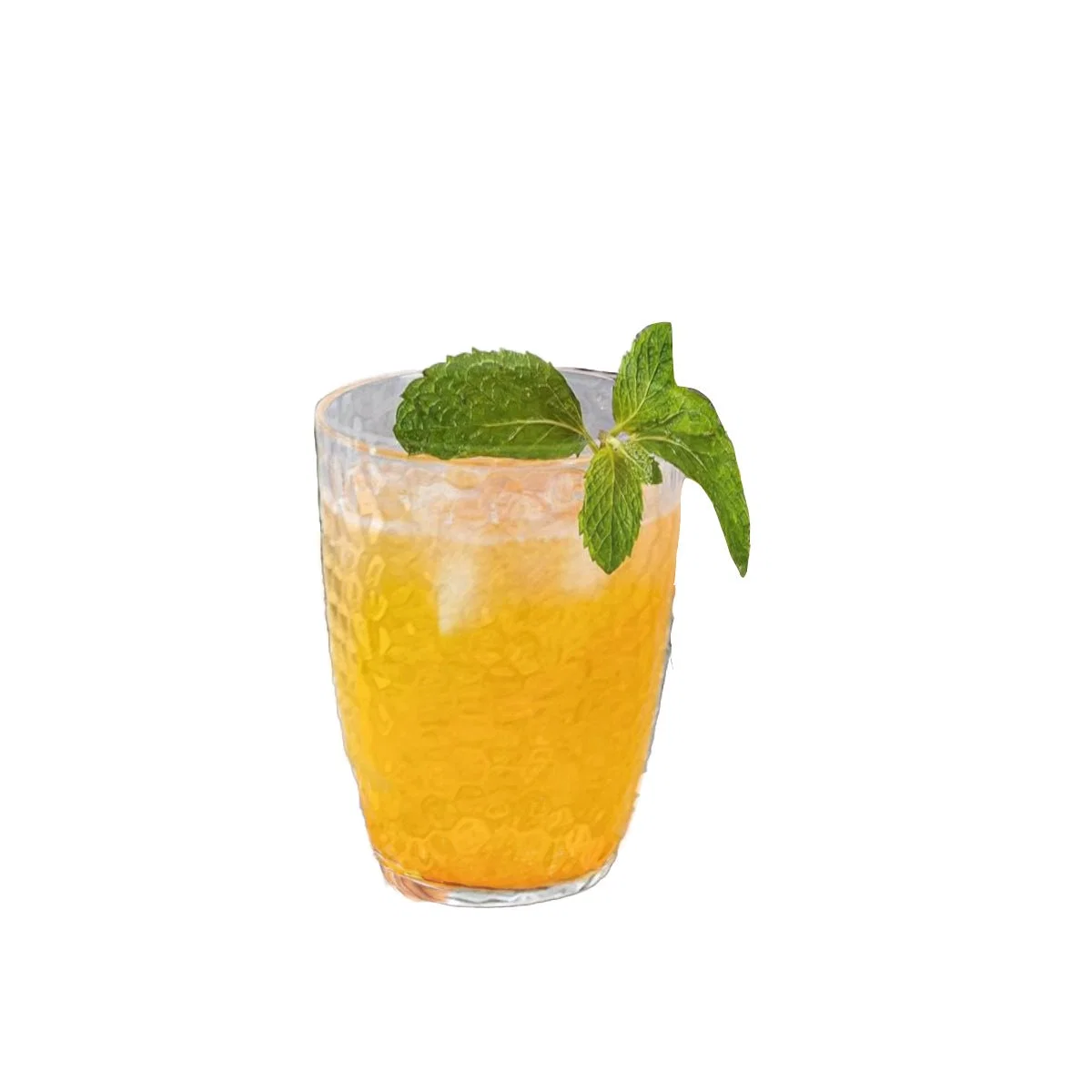 Recyclable 4pc Short Tumbler 400ml Clear Stylish