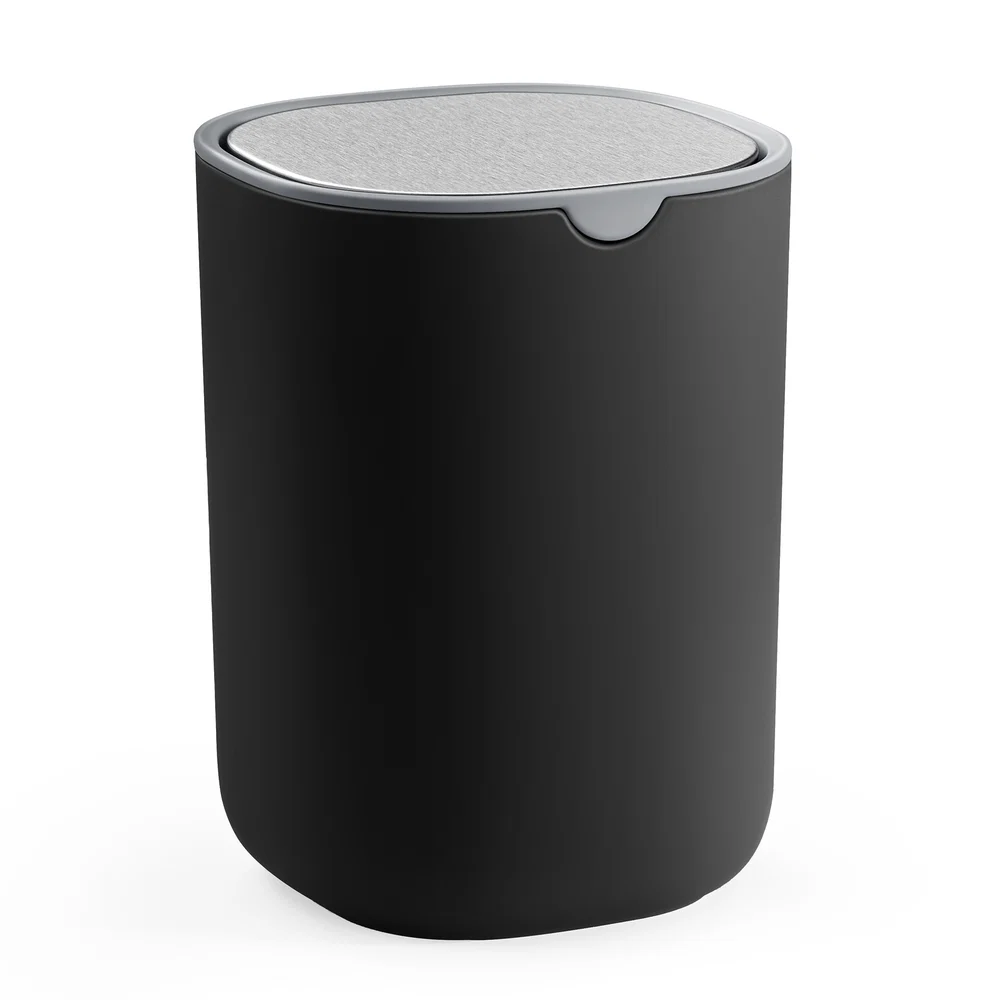 Exceptional SONGMICS Mini desk trash can with lid stainless steel for office or car Convenient
