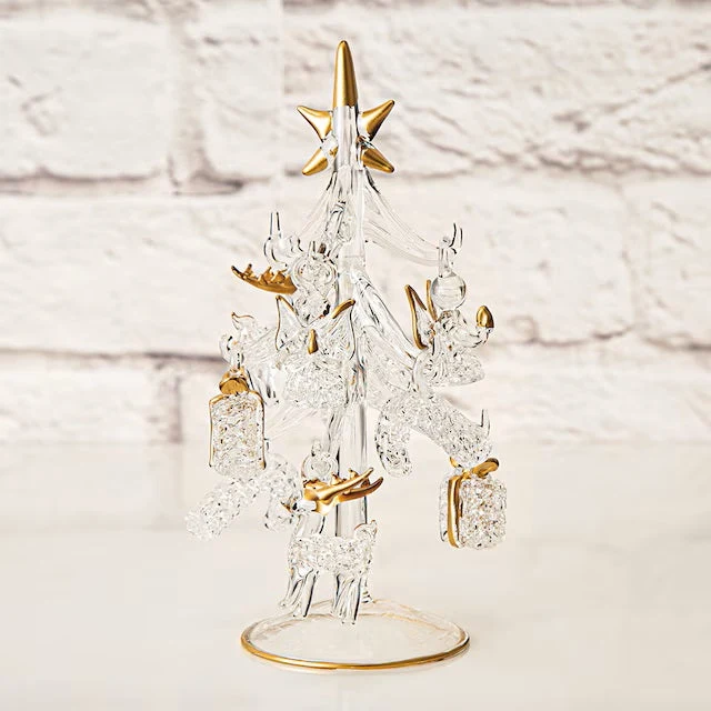Organic CHRISTMAS ORNAMENT GLASS TREE RW-G67 n4RW Prestigious