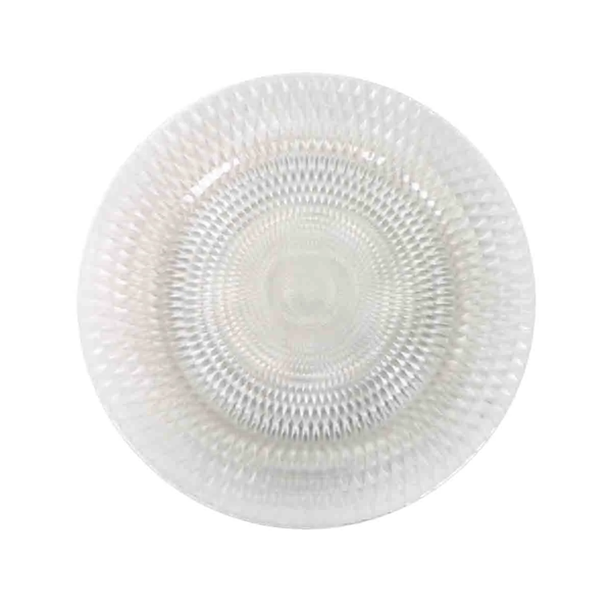Detailed Glass Charger Plate 33cm Flexible