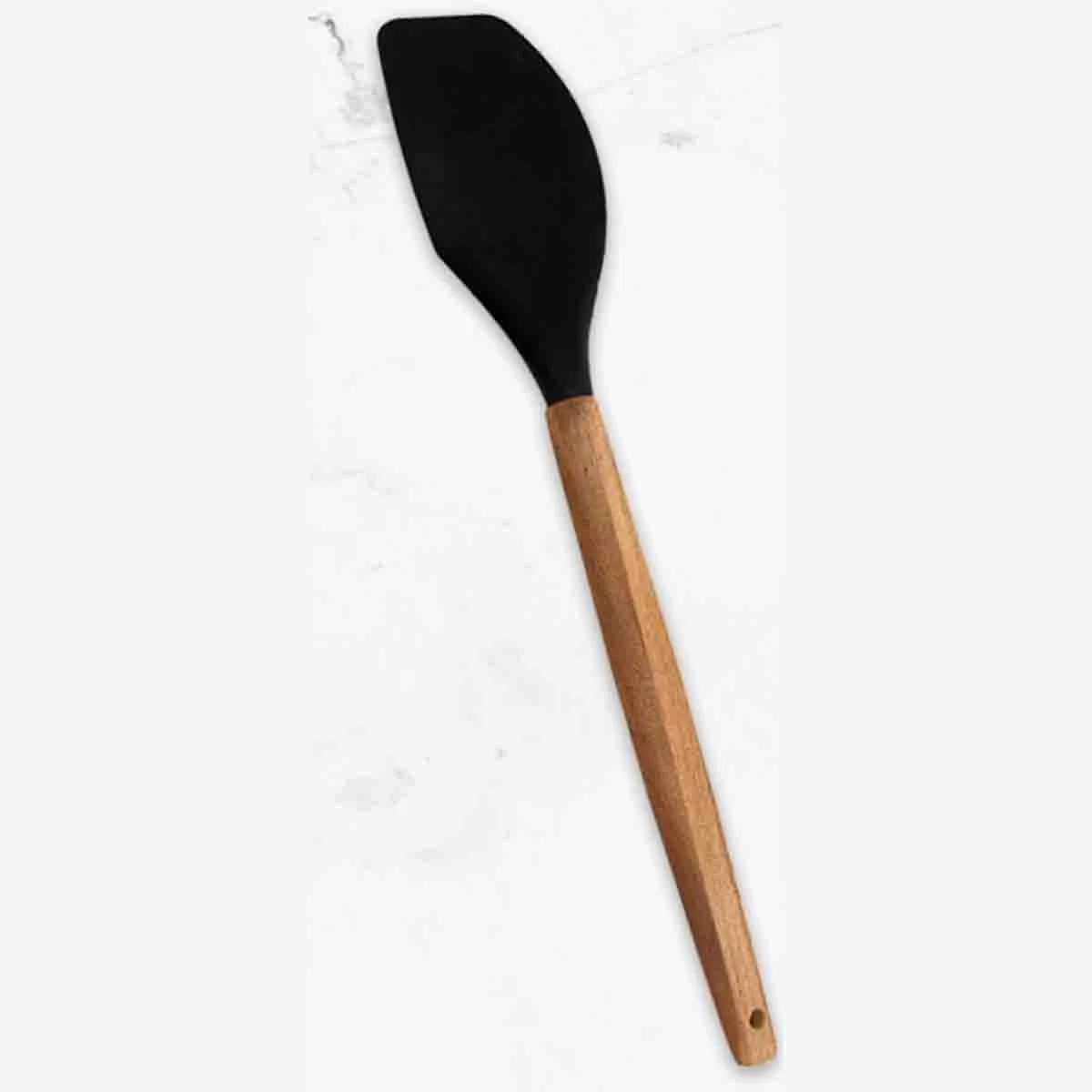 Innovative Massimo Silicone Spatula With acacia Handle Fine