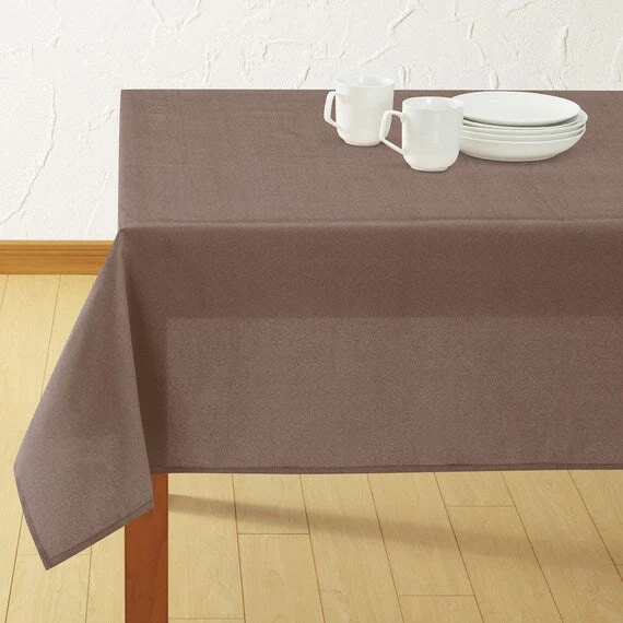 Eco-Friendly TABLECLOTH SOLID BR 130X170 QA03 Organic