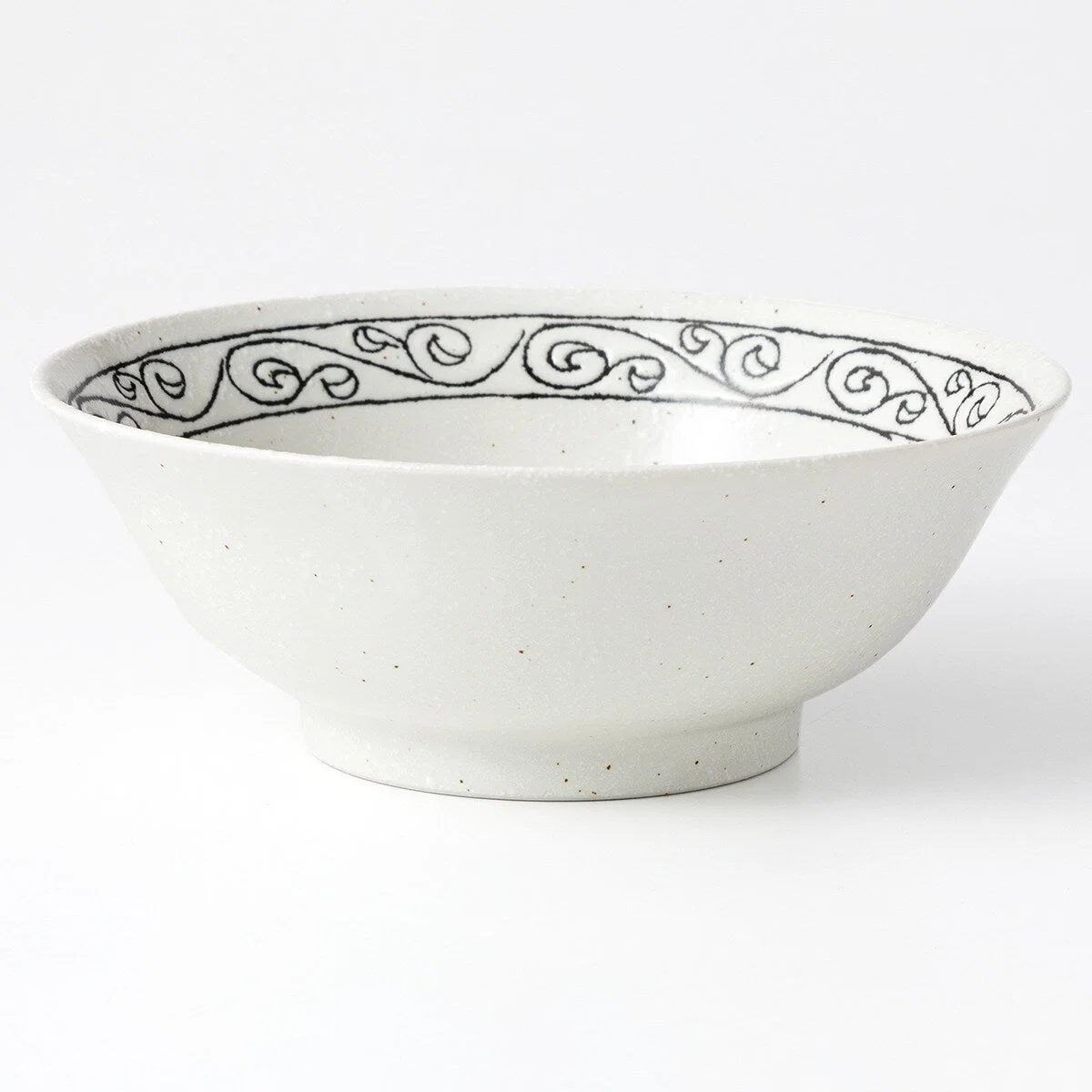 Solid WIDE LARGE BOWL LEAVE EDGE D19.3XH7.3 Premium