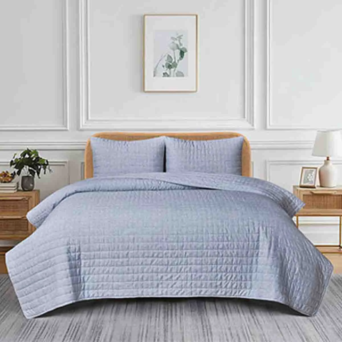 Recyclable Lauren Taylor - CLEMENT 3 PCS Quilt Set Functional