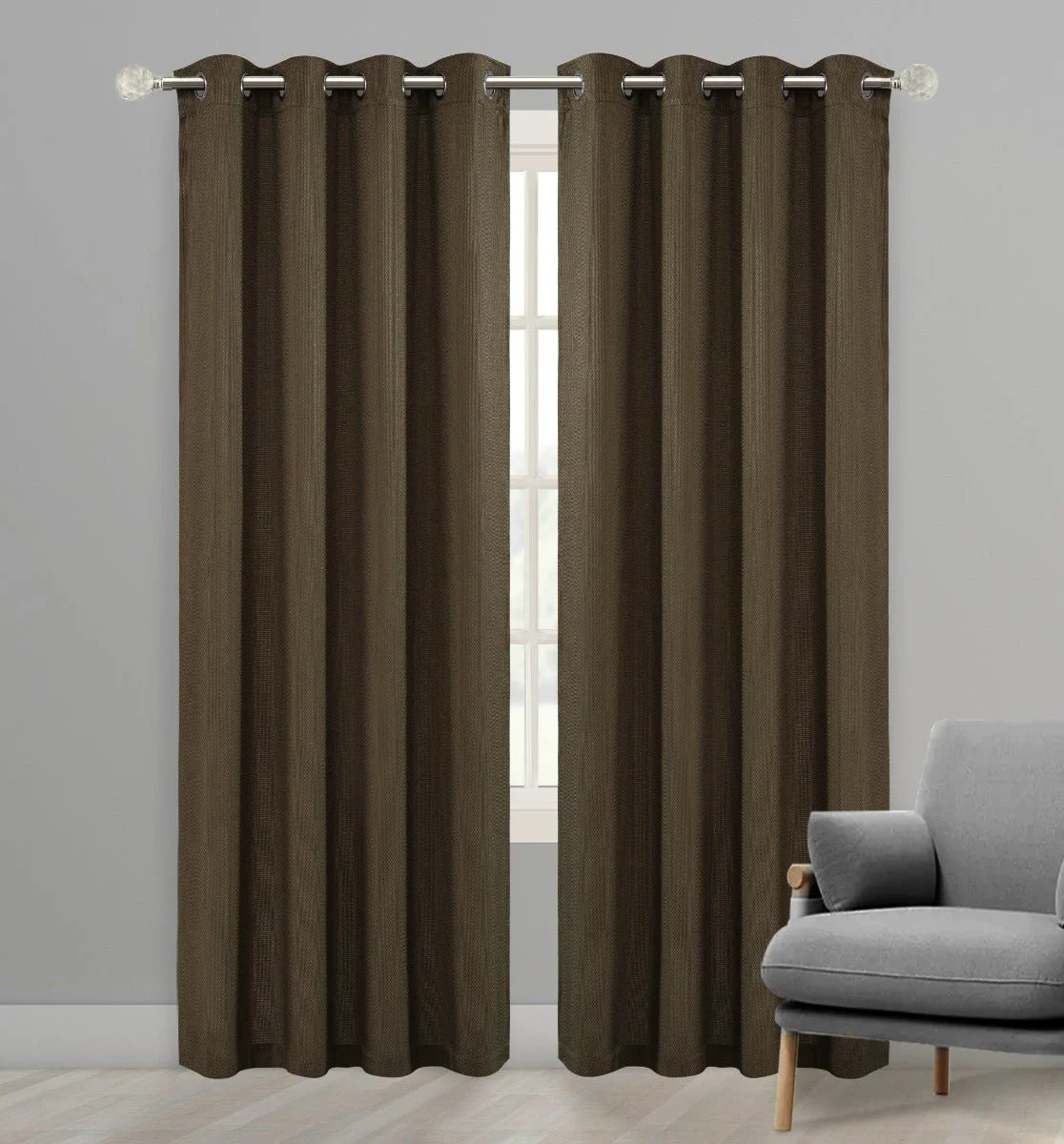 Innovative 2pk Panels 52x84 Jacquard Waffle Consistent
