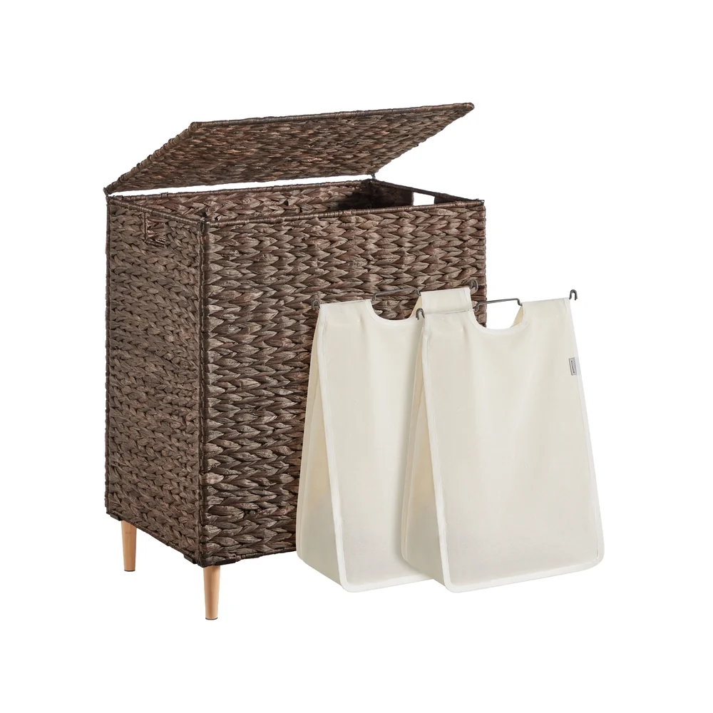 High-Quality SONGMICS Laundry Hamper with Lid and Removable Washable Liners Smart