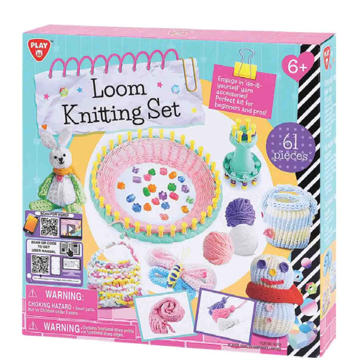 Reusable Loom Knitting Set-61 Pcs Elegant