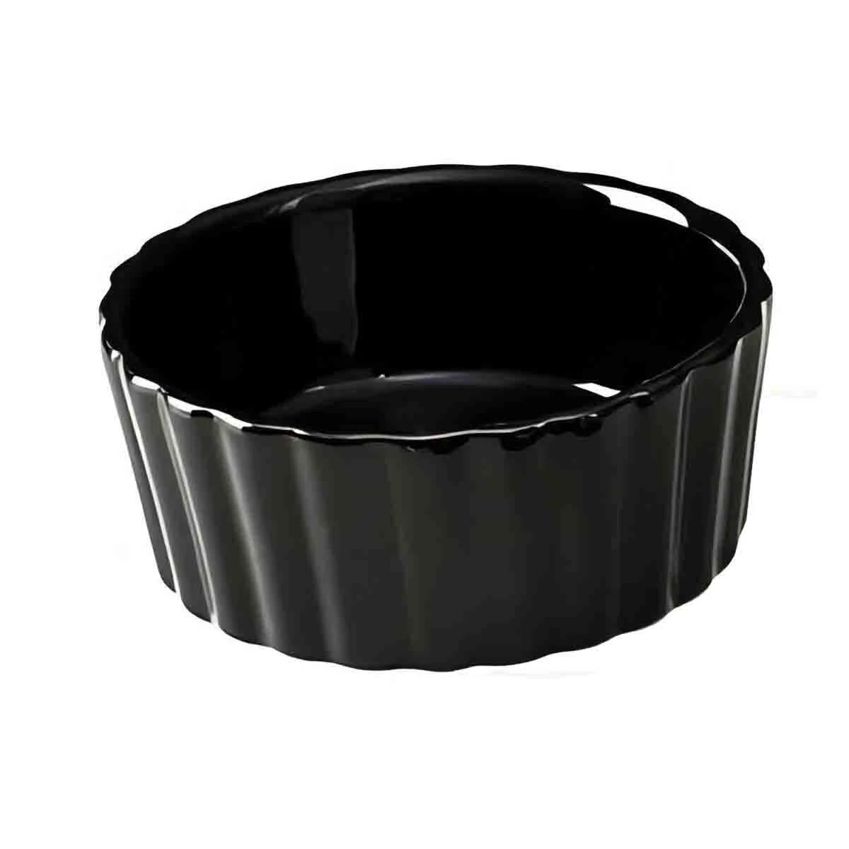 Original Design A La Cuisine - Black Baking Dish Quiche Ceramic 11CM Eco-Friendly