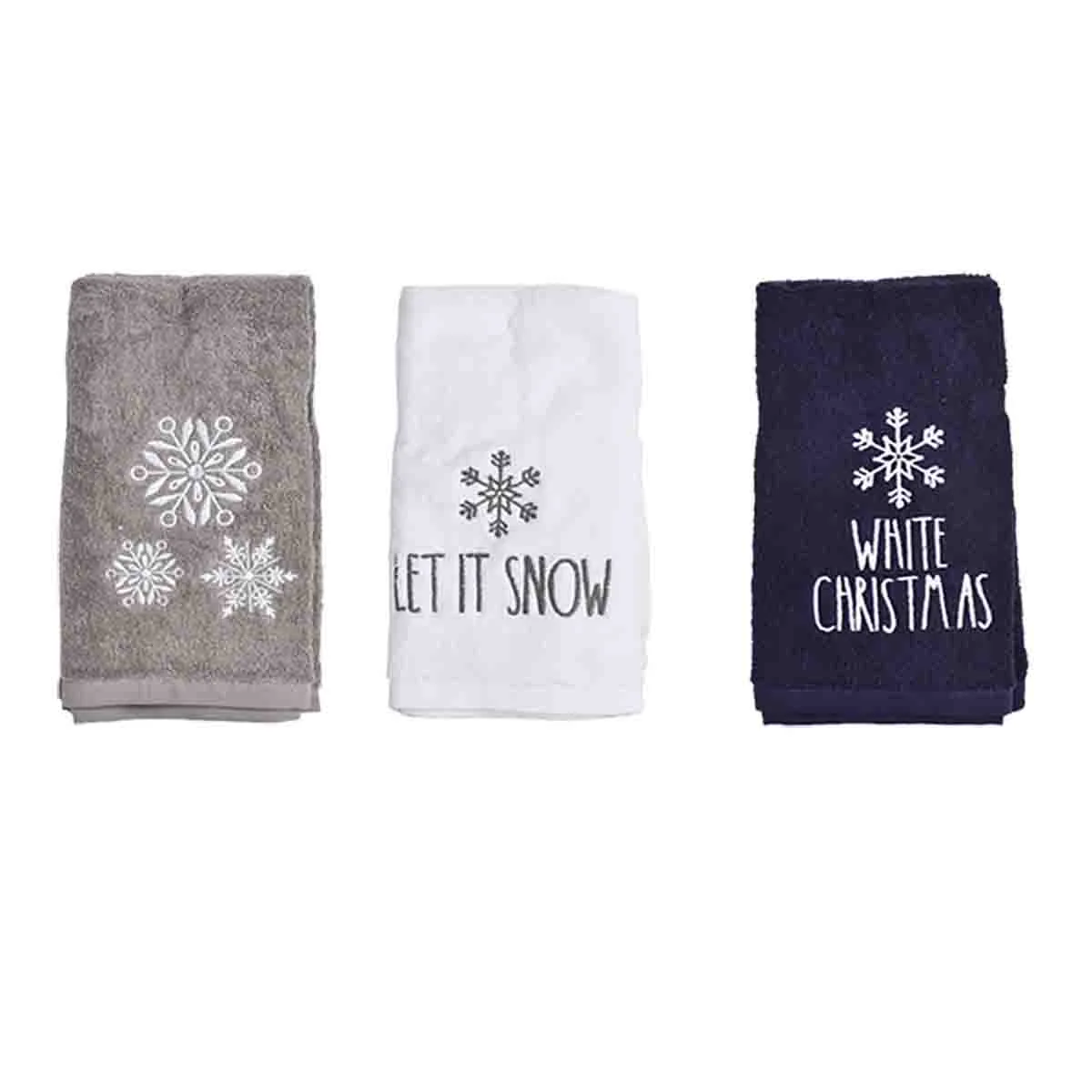 Eco-Friendly Christmas 2PK Hand Towels Smart