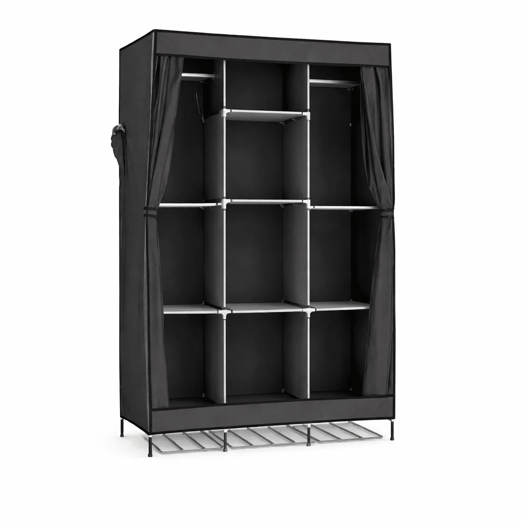Selected Studio 707- Grey Non-Woven Wardrobe Organizer Lightweight