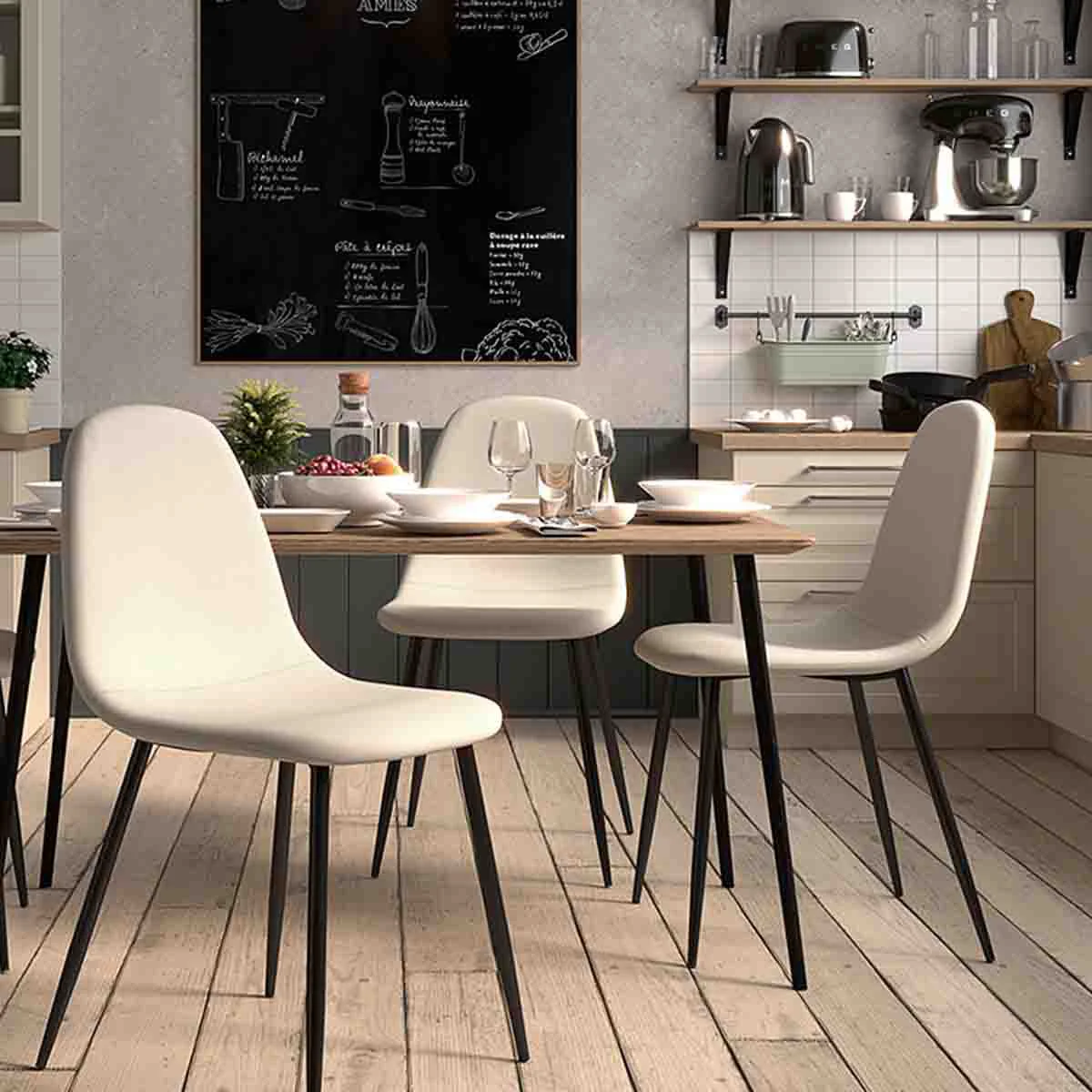 Clean Atelier Du Nord - Charlton Fabric Dining Chair Elite
