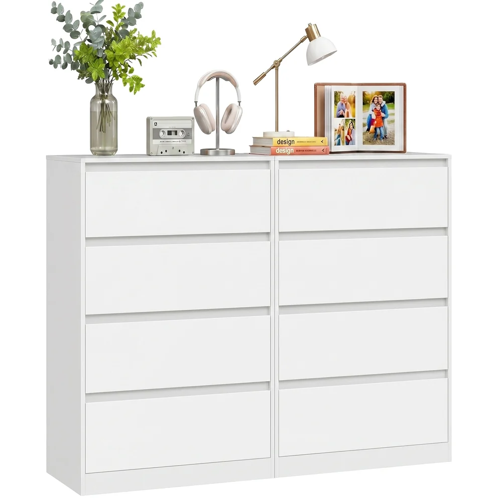 Professional VASAGLE Kailyn Collection - 4-Drawer Dresser for Bedroom Chest of Drawers Storage Tower Unit Smooth