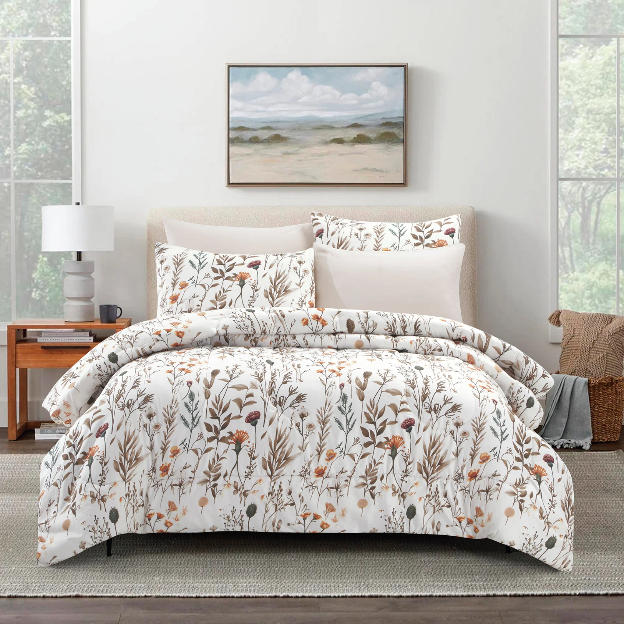 Eco-Friendly Genevieve 7-Piece Comforter Set Functional