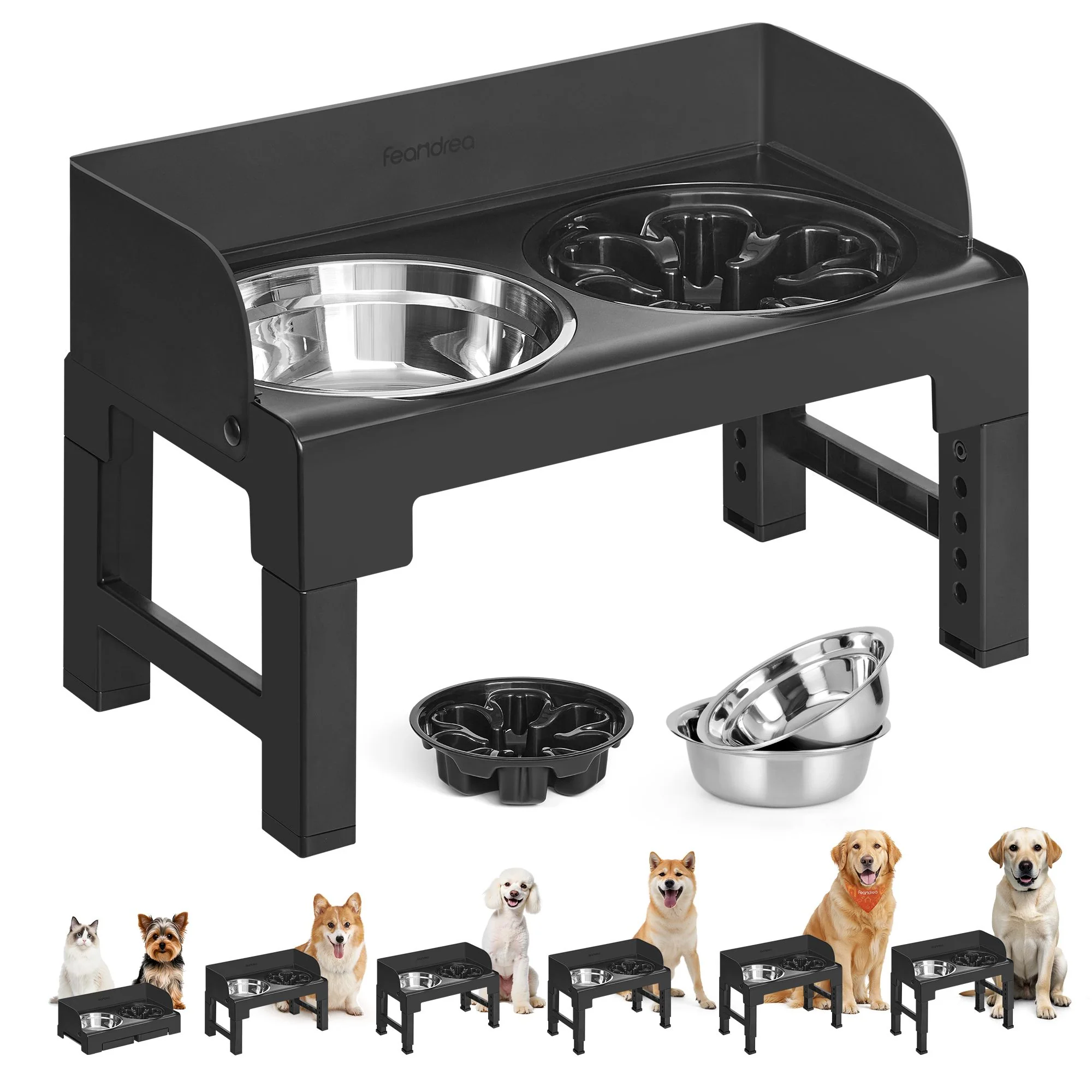 Versatile Feandrea Feandrea Dog Bowls d Traditional