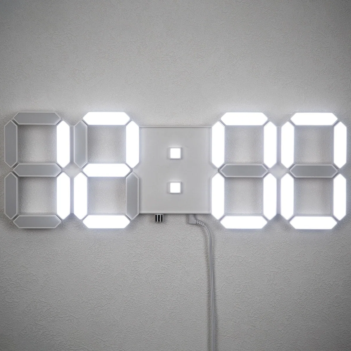 Artisan 3D LED WALL CLOCK WITH REMOTE CONTROL S662DJ Enhanced