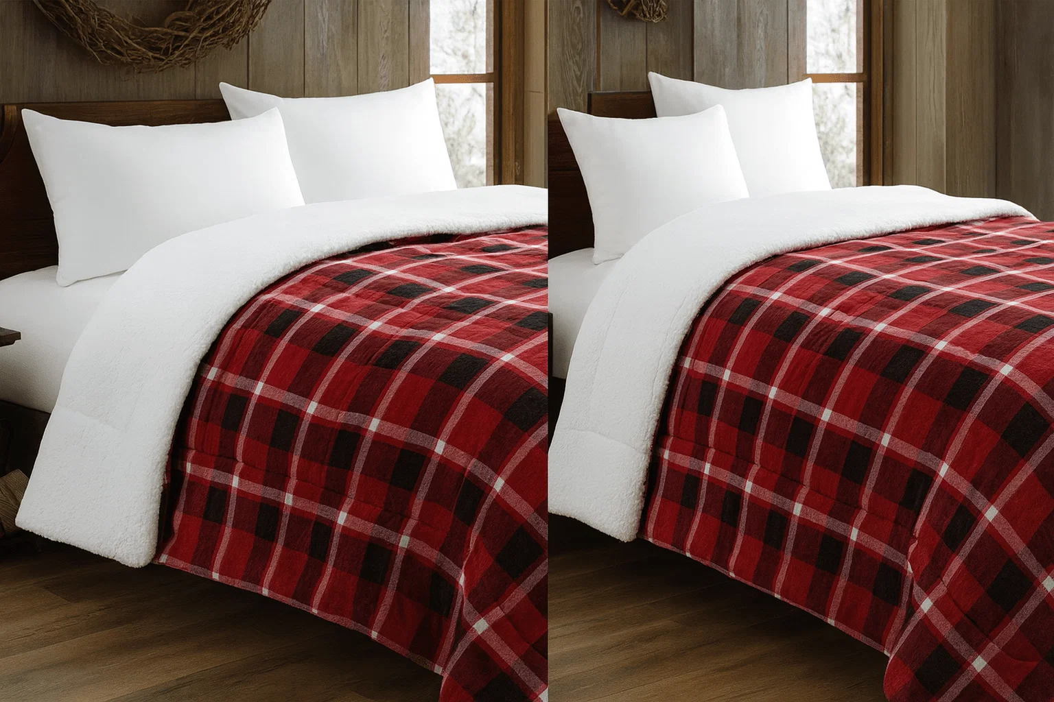 Certified Warm Ultra Soft Sherpa 1 Piece Comforter RIGAUD Easy-to-Use