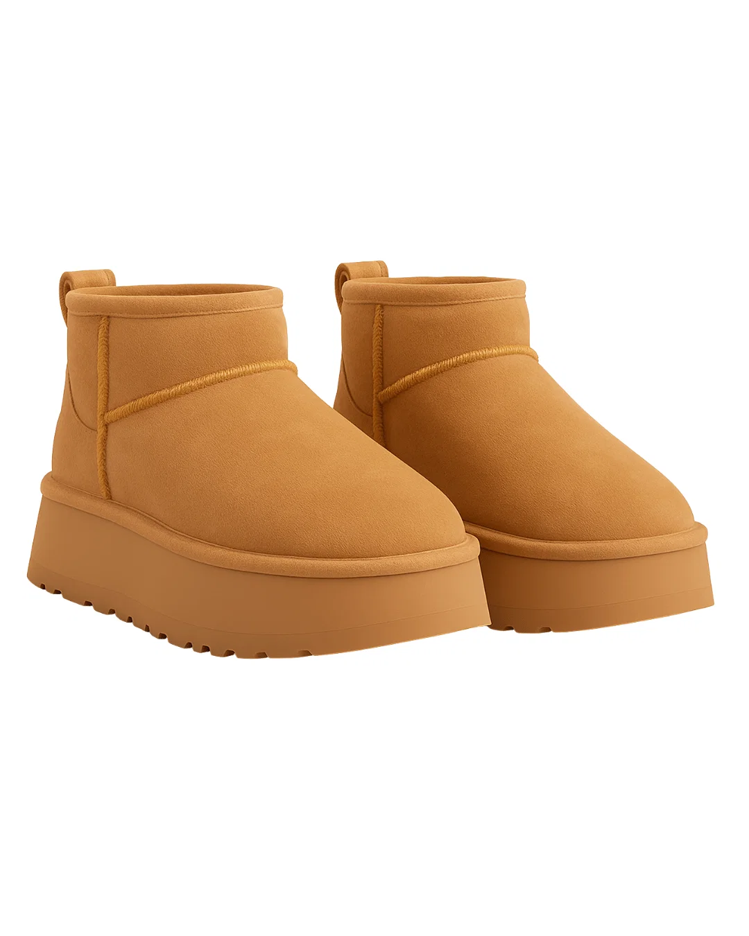 Fine Crafted Platform Suede Ankle Boots Soft