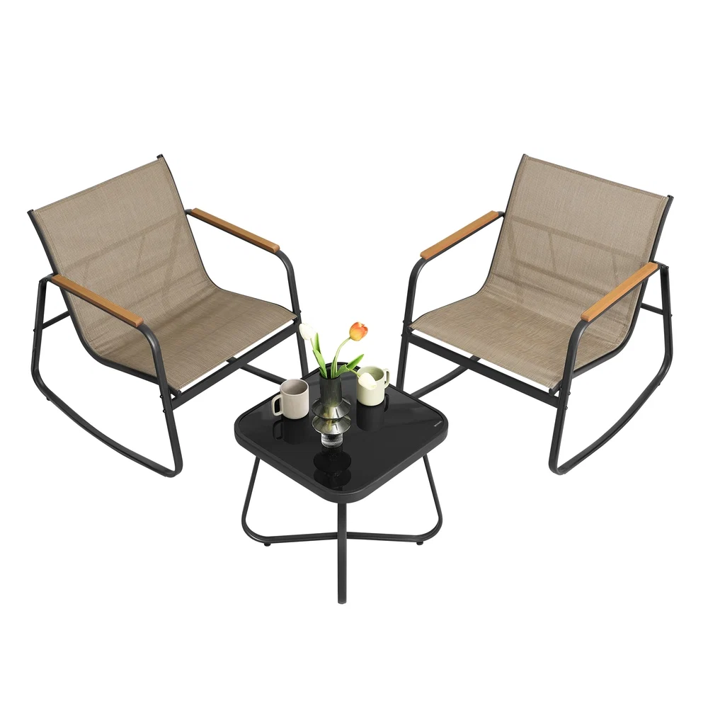 Luxury SONGMICS 3-Piece Patio Furniture Set Comfortable
