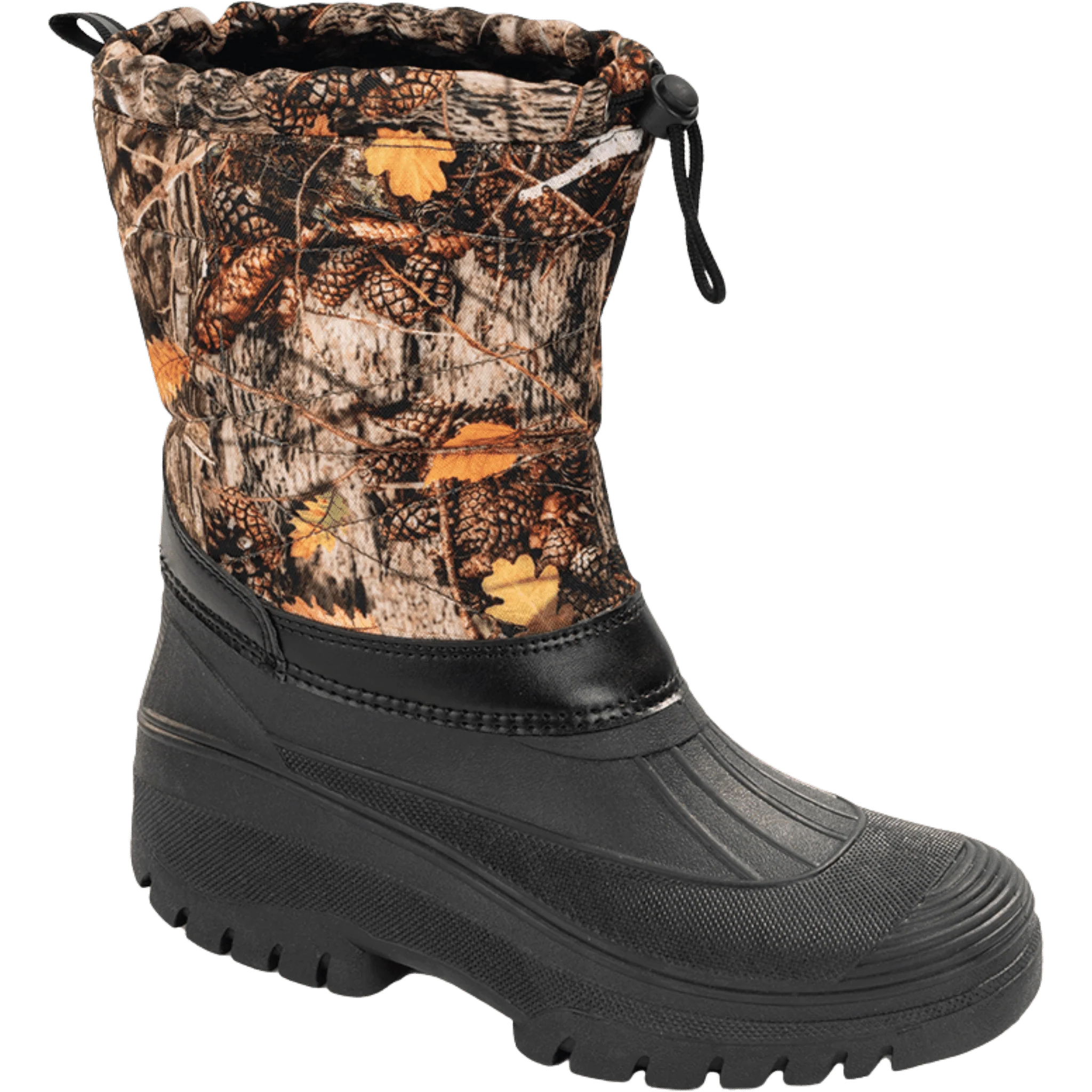 Solid Insulated Winter Boot with Camouflage Print Exceptional