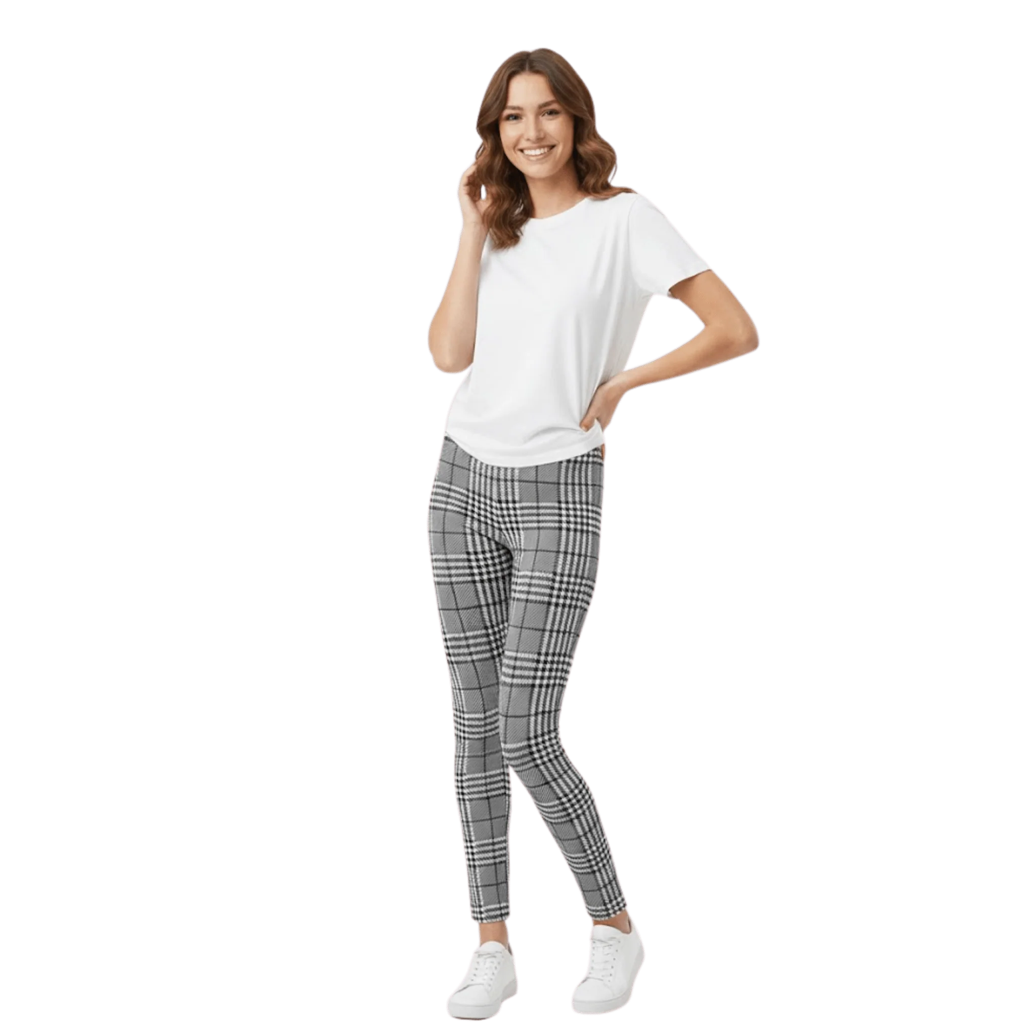 Exceptional Soft Stretch Patterned Leggings Original Design