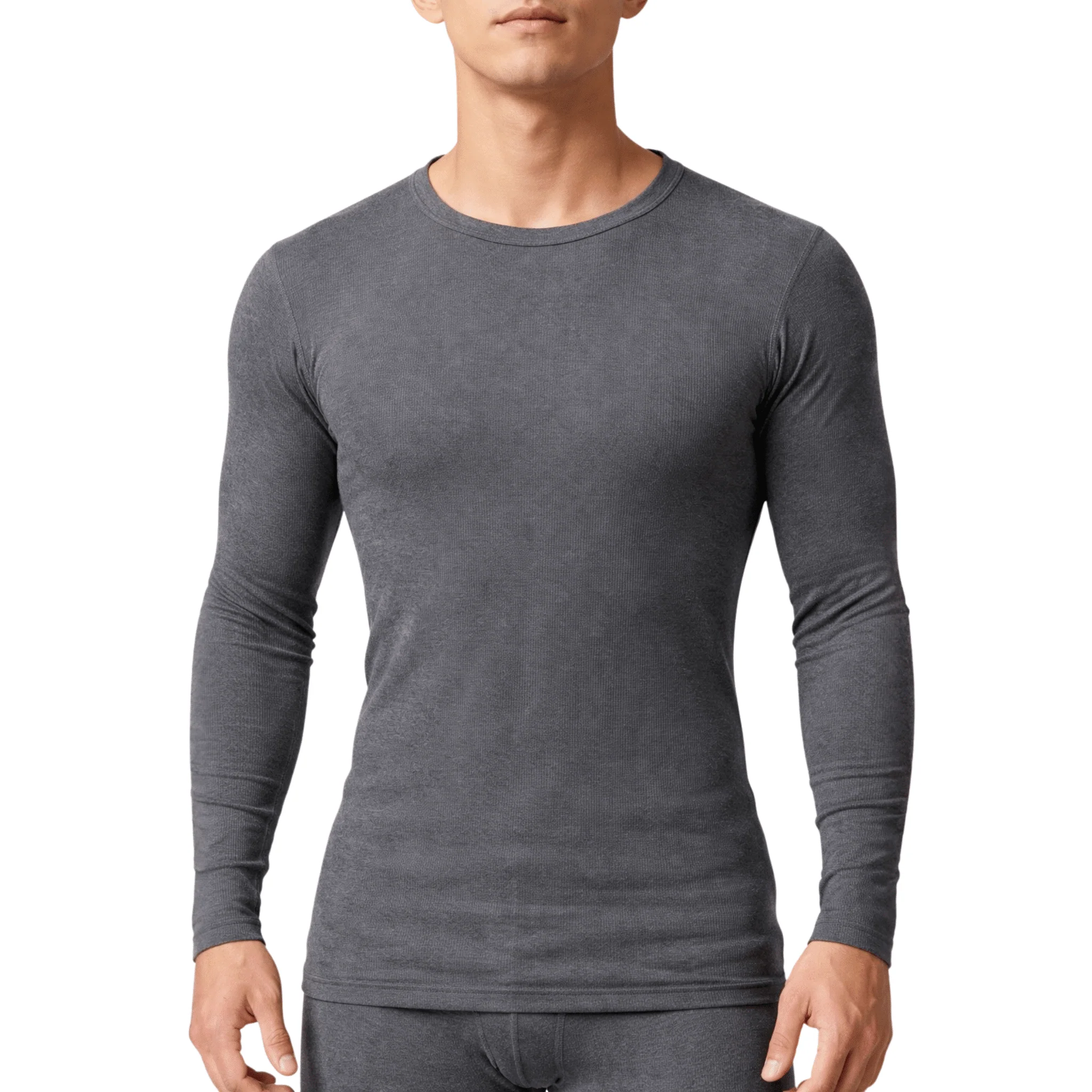 Minimalist Long-Sleeve Thermal Top Trendy