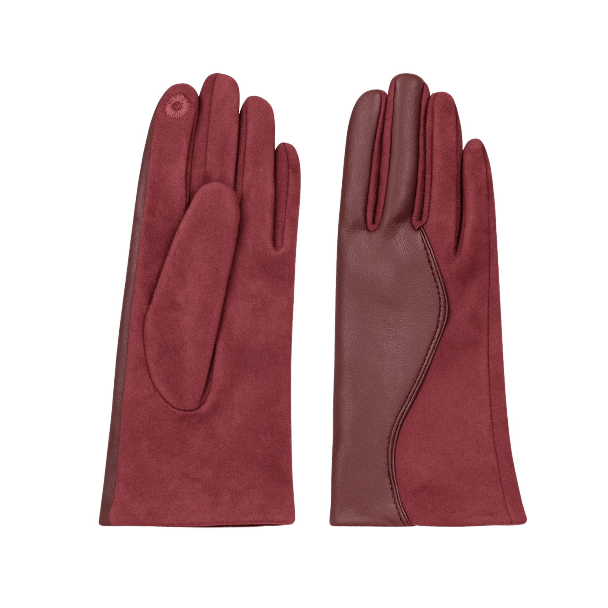 Expertly Made Suede-Effect Touchscreen Gloves Comfortable