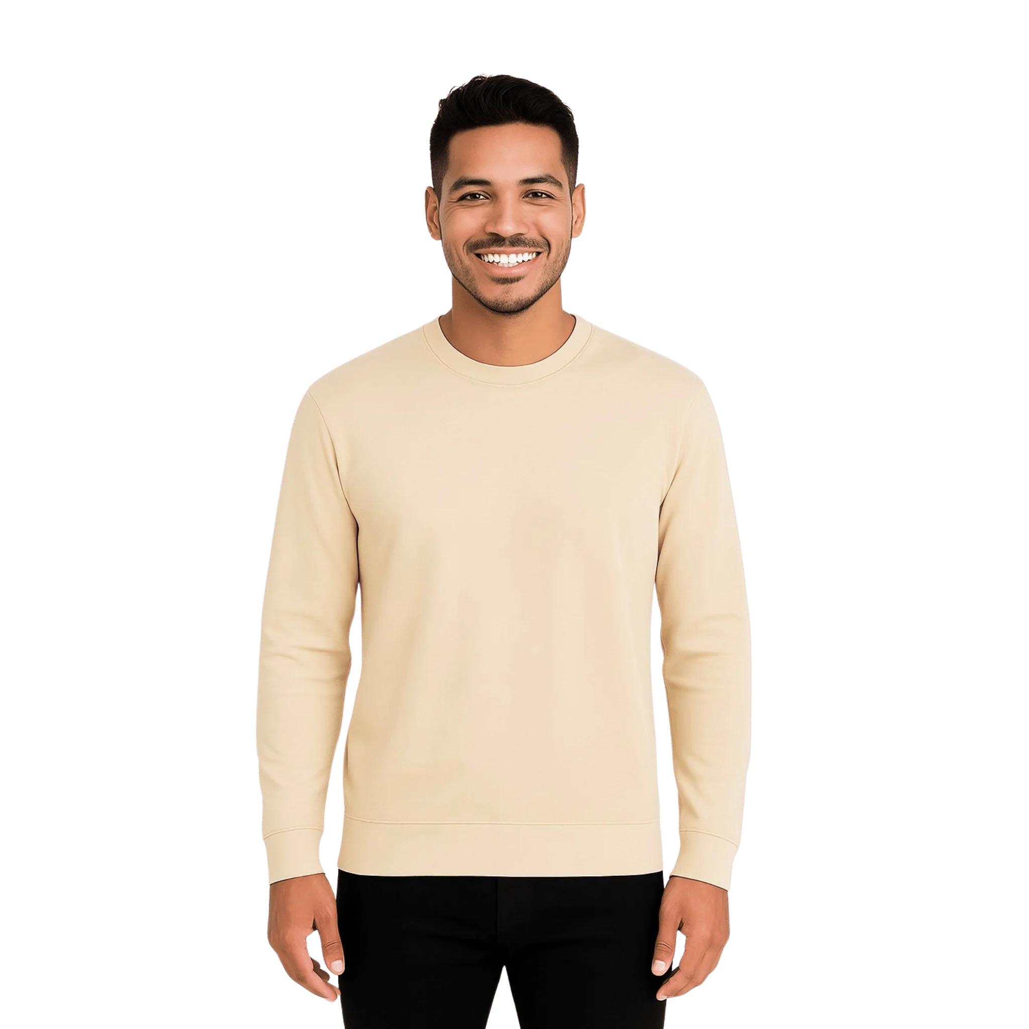 Minimalist Essential Crewneck Sweatshirt Verified