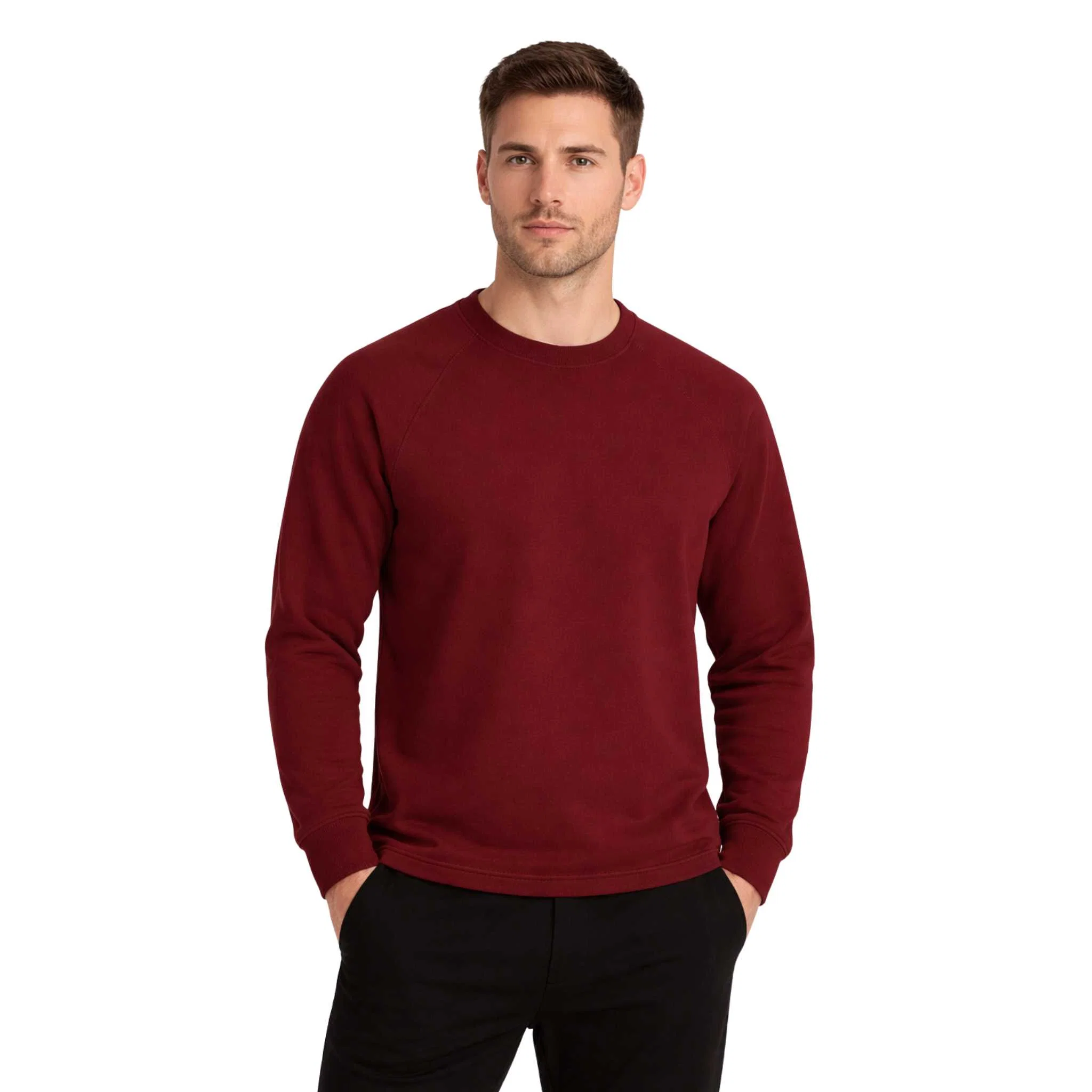 Clean Crewneck Sweatshirt – Essential Fit Pure
