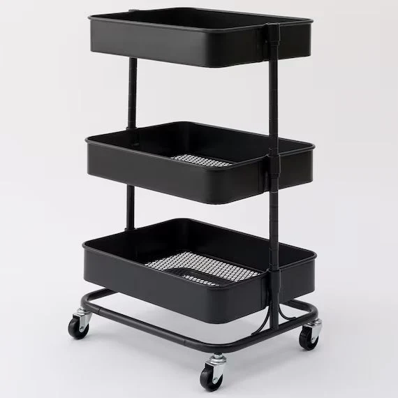 Minimalist STEEL WAGON TROLLEY4 S BK Unique