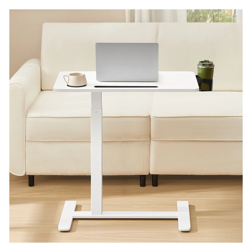 Optimized VASAGLE Overbed Table with Wheels Mobile Standing Computer Desk Fine Crafted