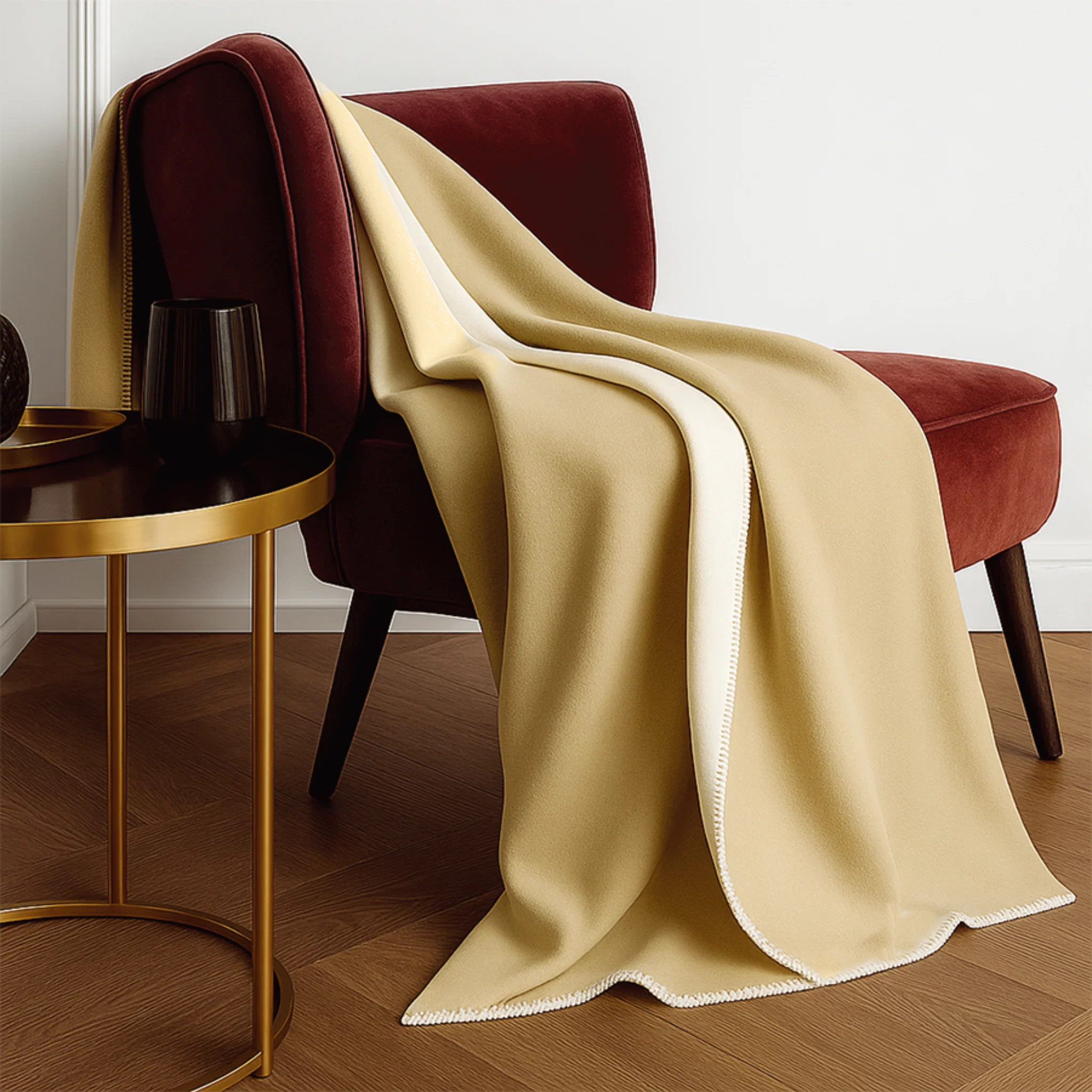 Excellent Throw Fleece Reversible 50x60 Classic