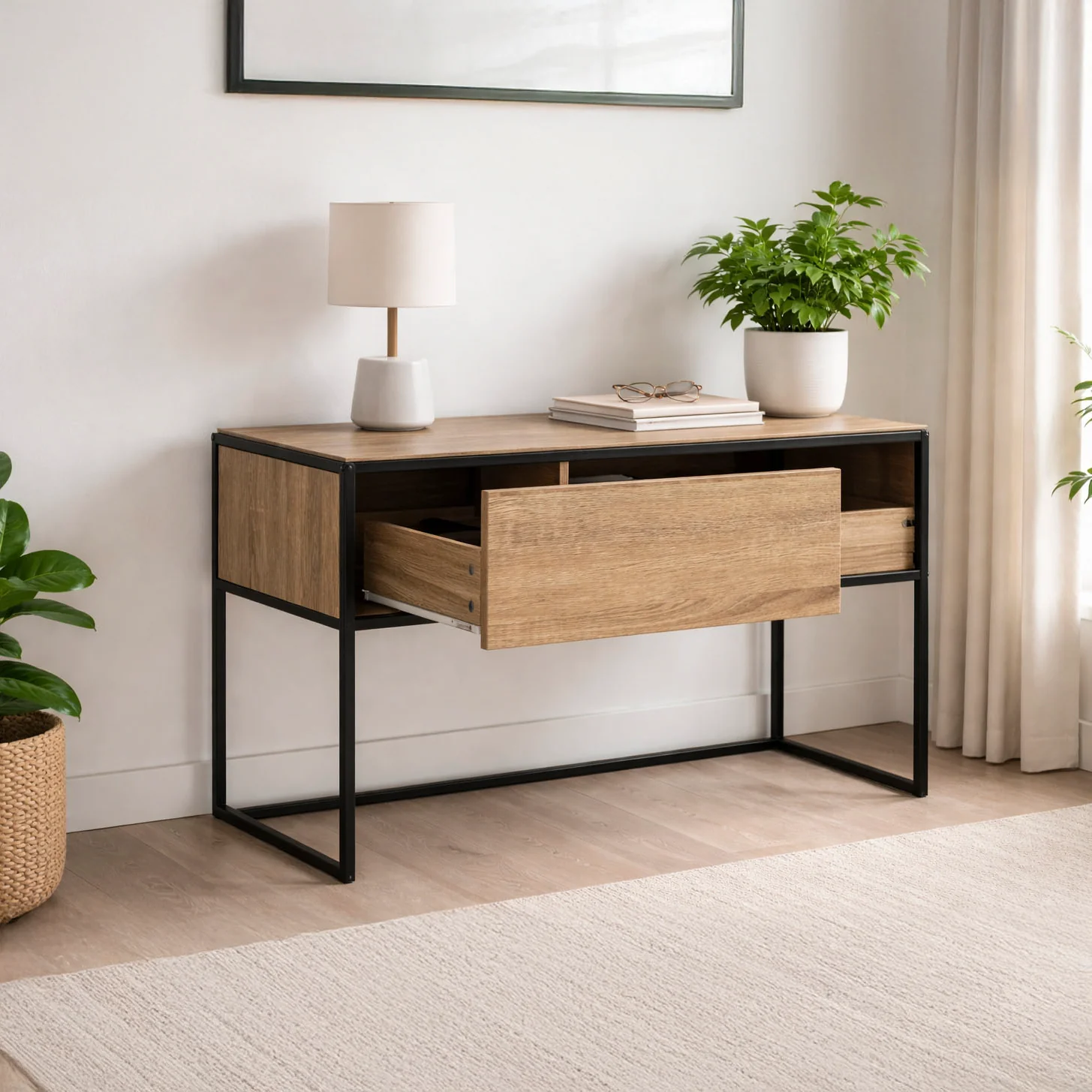 Trusted Console Table with Drawer Flexible