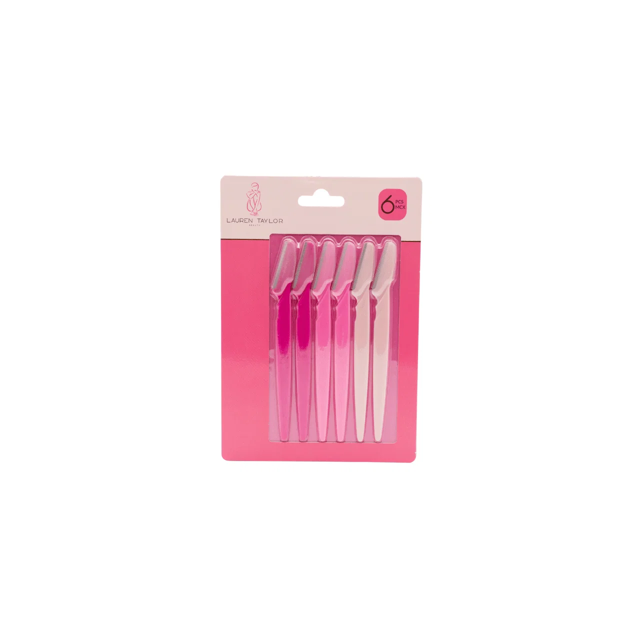 Comfortable Eyebrow Facial Razors Set 6 Pieces Fine Crafted