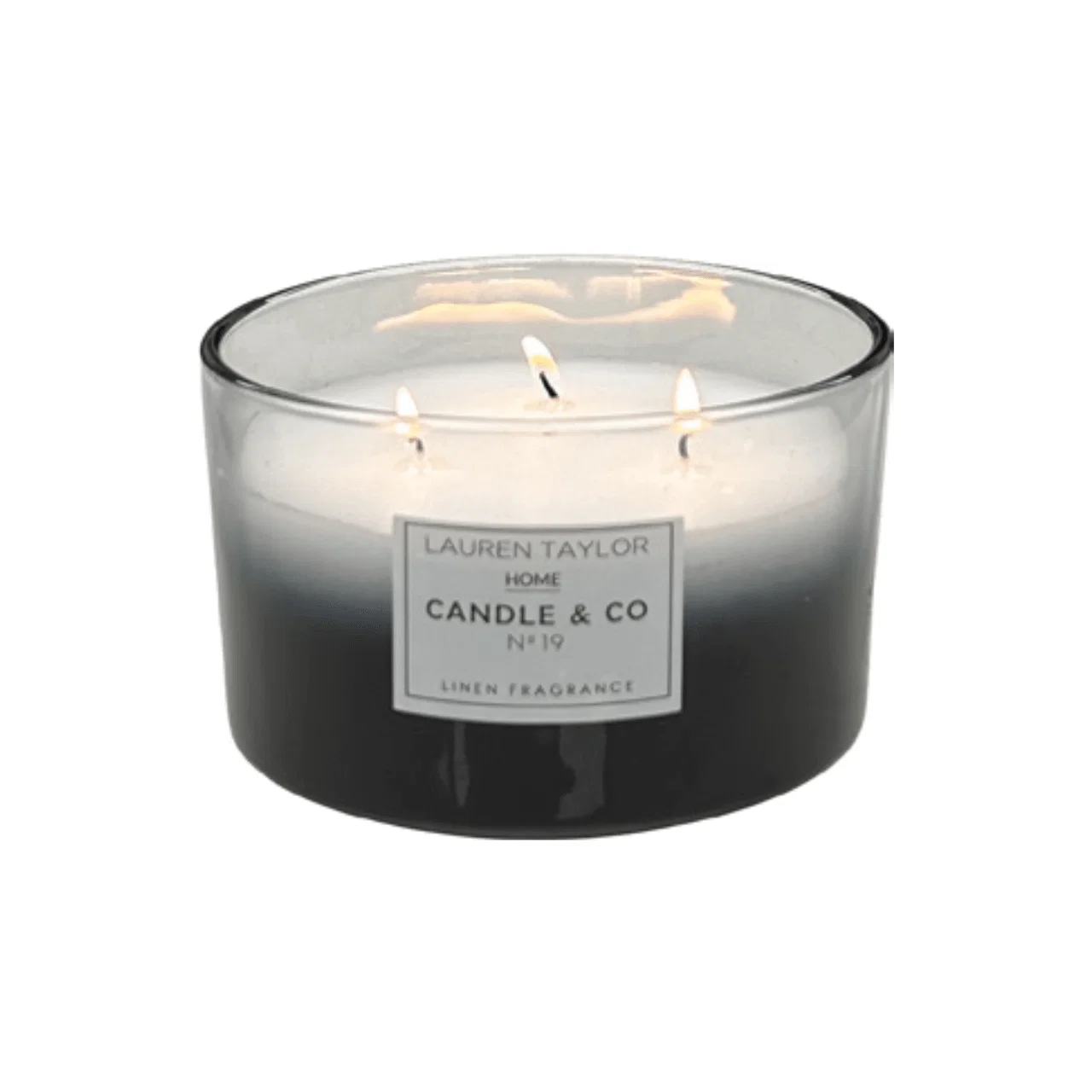 Versatile Gradient Glass Scented Candle – Fresh Linen Fragrance Innovative