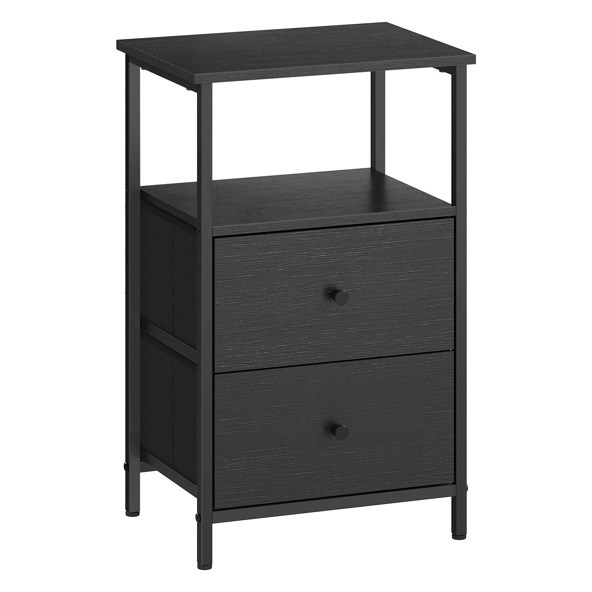 Responsible VASAGLE VASAGLE Nightstand Side Table with 2 Fabric Drawers Luxury