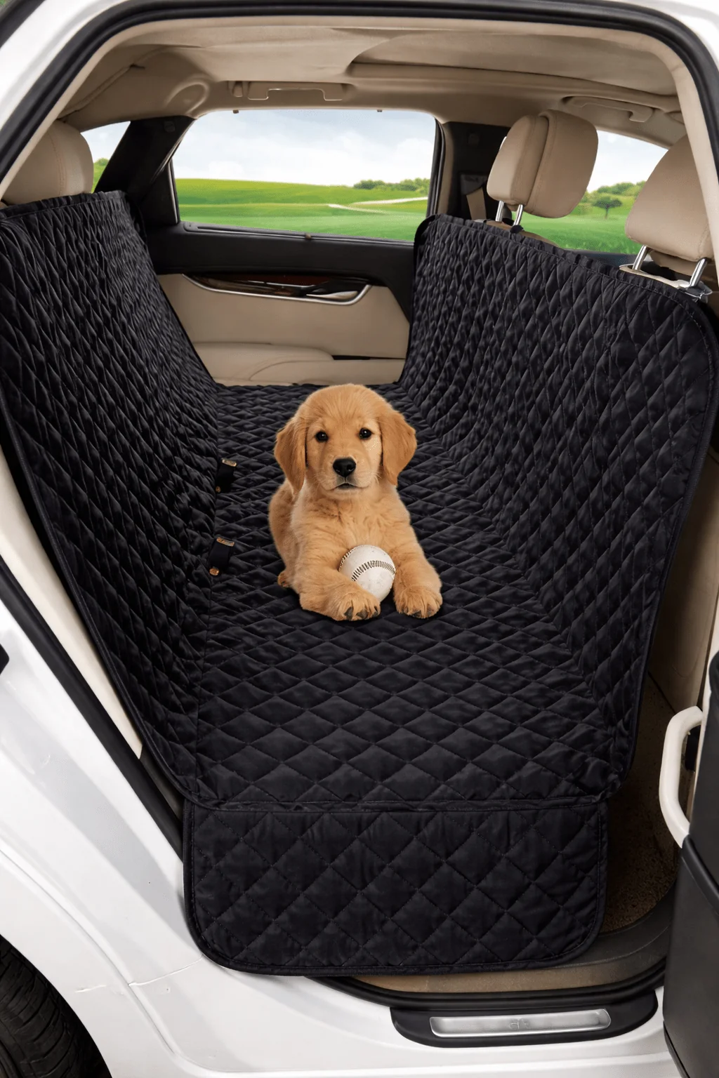 Elite Car Seat Protector – Taupe – 60 x 60 cm Advanced