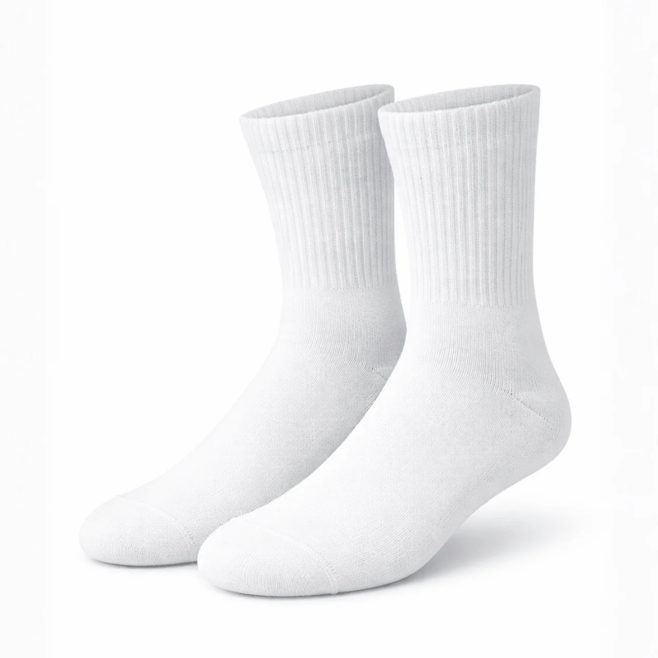 Dependable Classic White Crew Sport Socks – 6-Pack Specialty