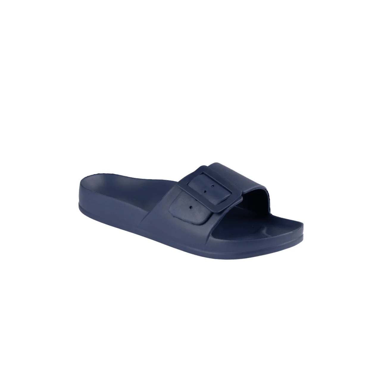 Superior Single Buckle Slide Sandals Detailed