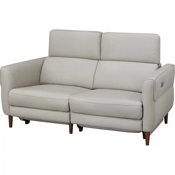 Effective 2 SEATER ELECTRIC SOFA KK026 LEATHER MGY Excellent