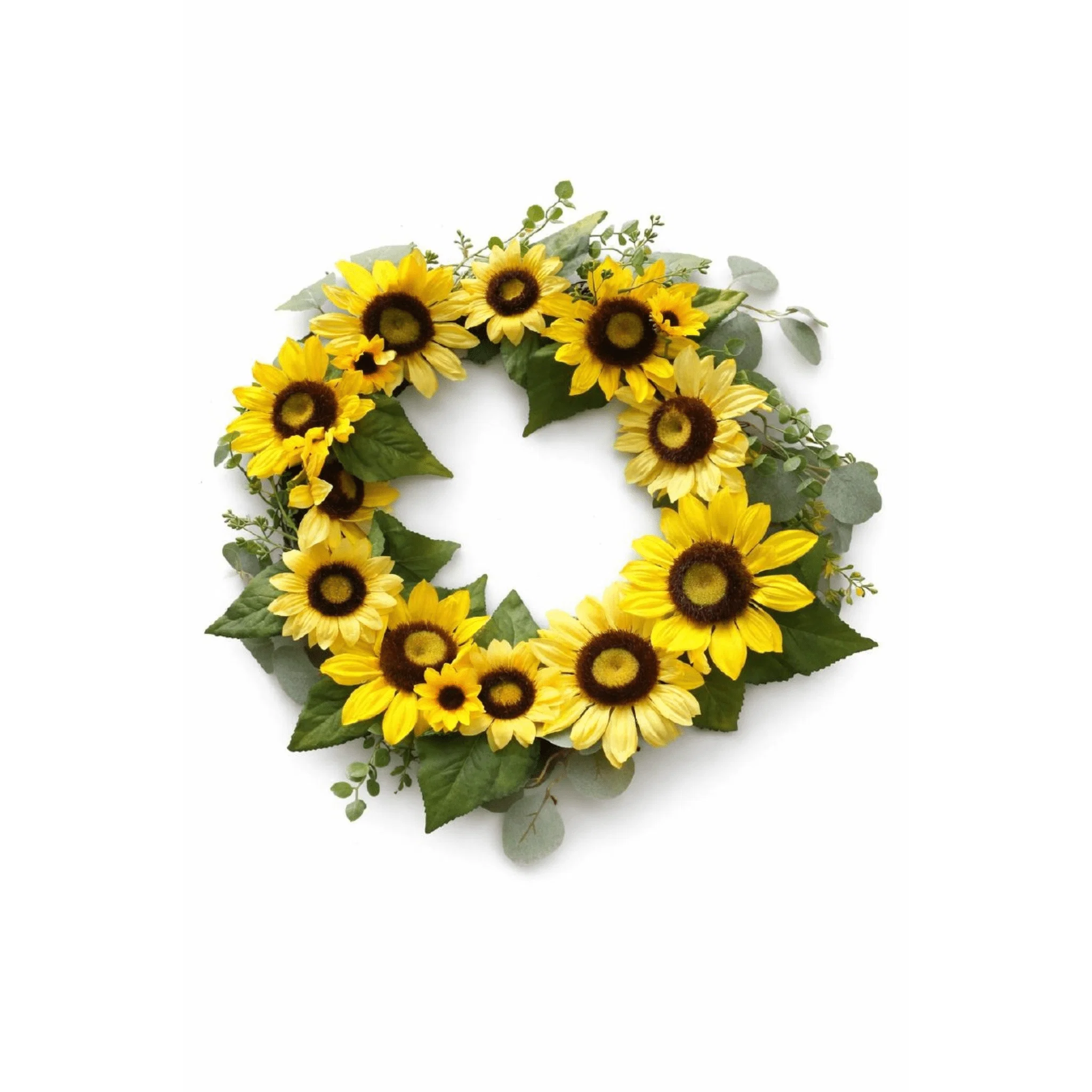 Eco-Friendly Sunflower Spring Wreath – Assorted Styles Powerful