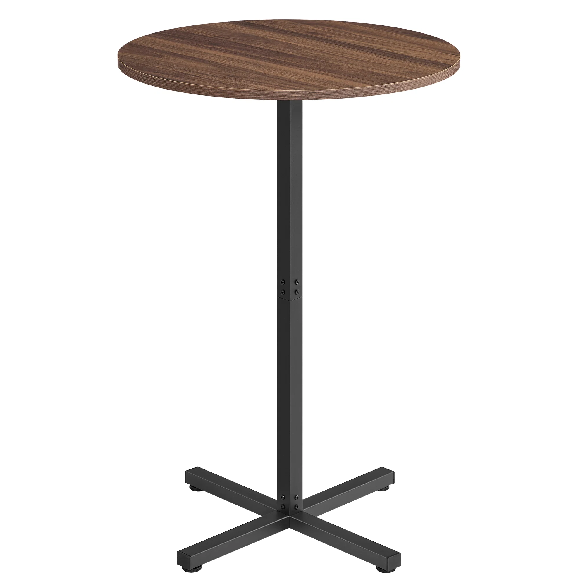 Quality VASAGLE VASAGLE Bar Table High Top Pub Table with Metal Frame and Cross Base for 2-3 People Modern Easy to Assemble Efficient