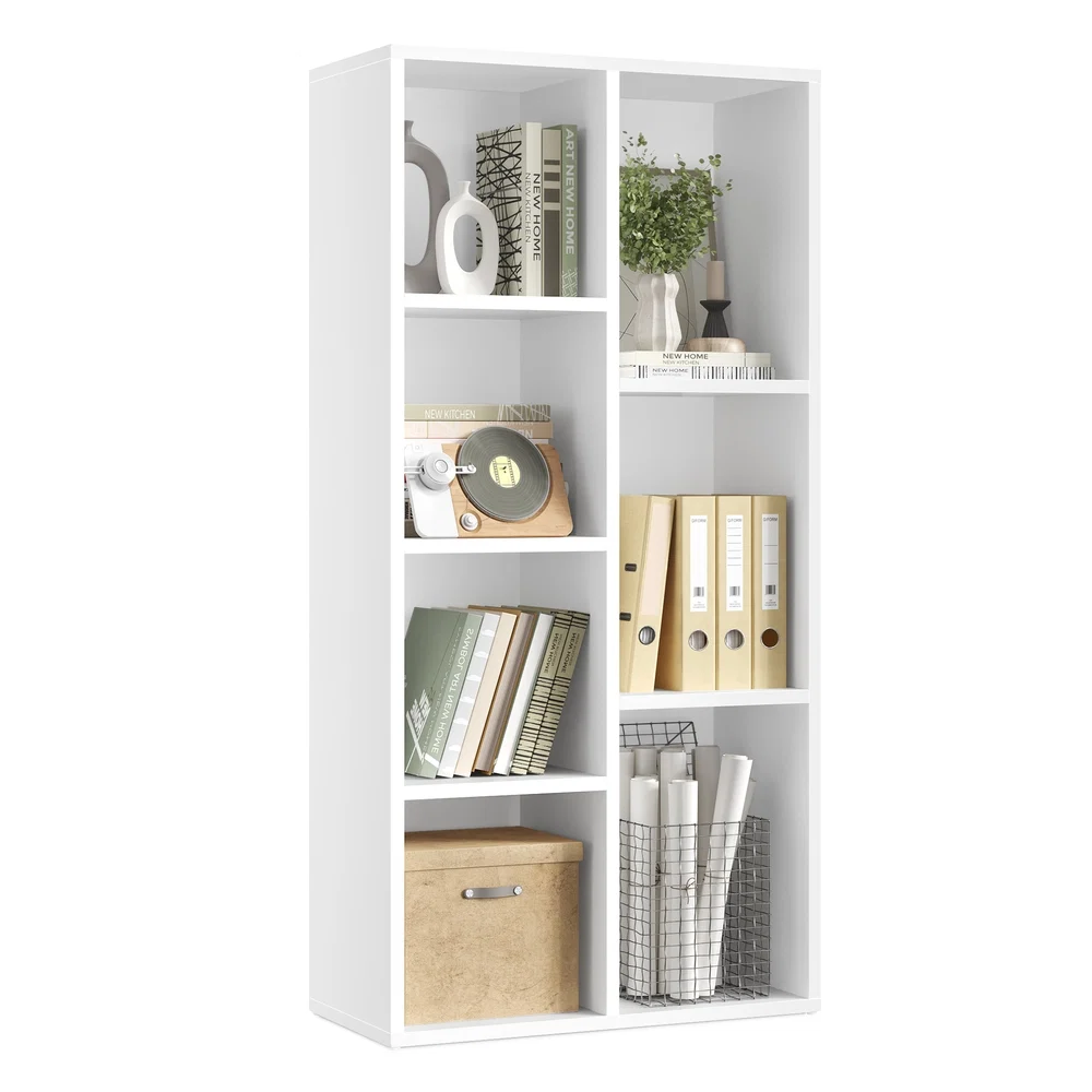 Dependable VASAGLE Bookshelf with 7 Compartments Lightweight