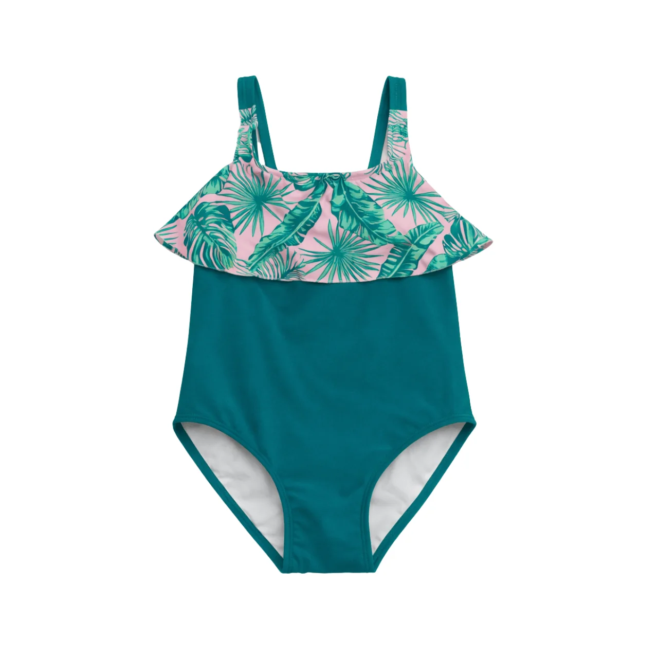 Natural Girls Ruffle One-Piece Swimsuit Optimized