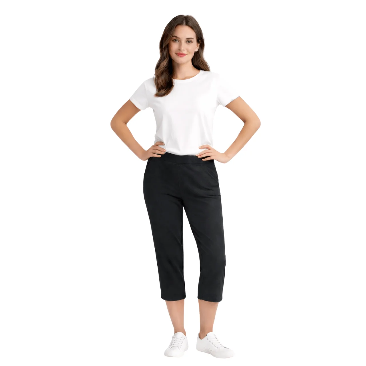 Trusted Essential Cropped Pull-On Pants Premium