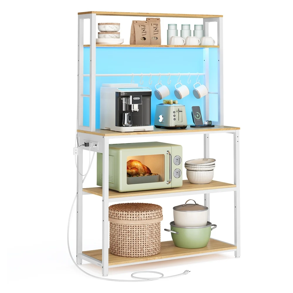 Fine Crafted VASAGLE Coffee Bar with LED Lights Exclusive