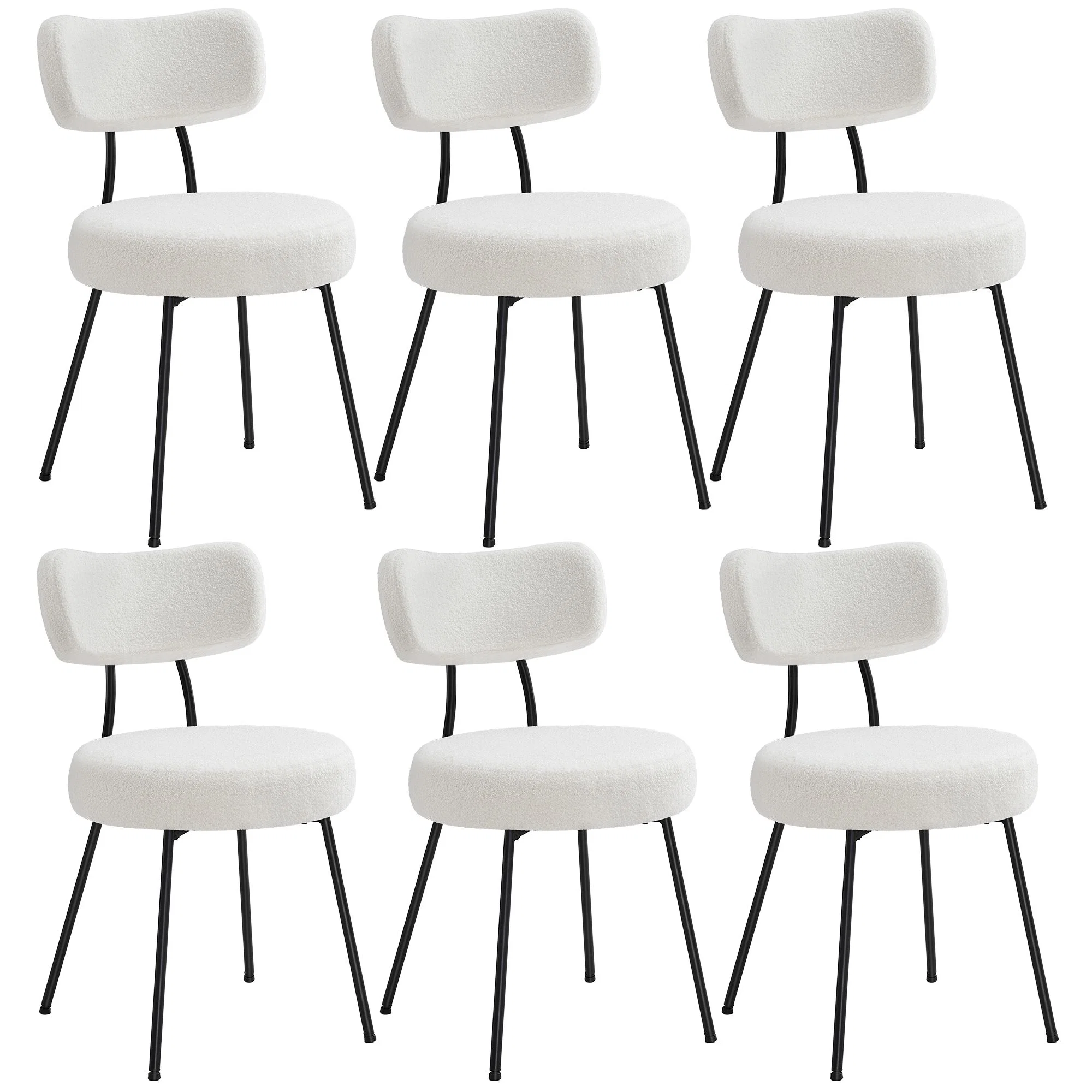 Efficient VASAGLE Dining Chairs Set of 6 Genuine