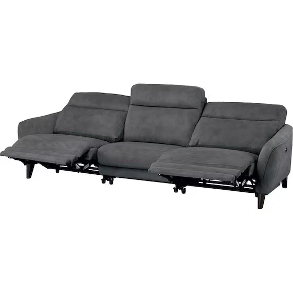 Solid ELECTRIC WIDE 3 SEATER SOFA LS06 PEY DGY Smart