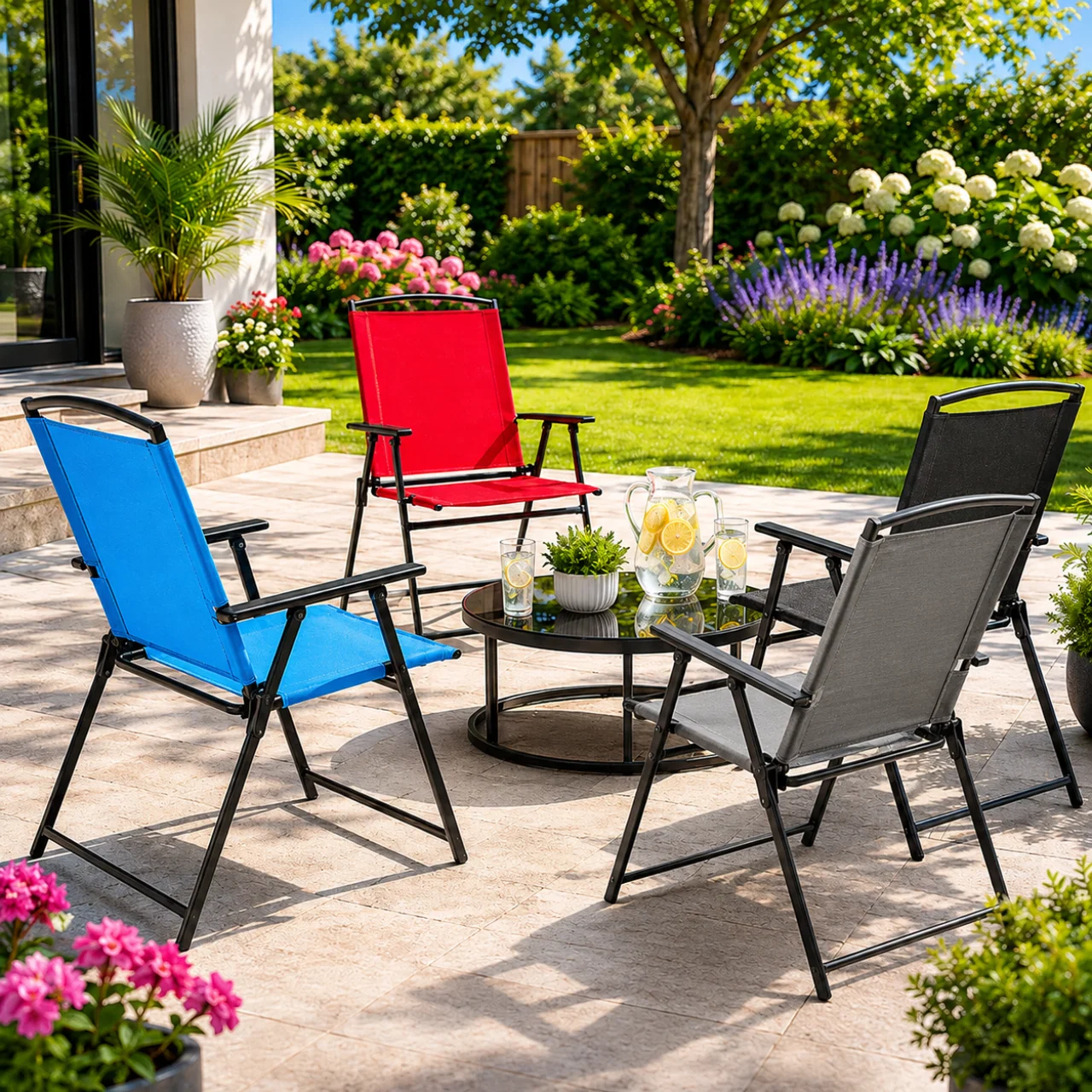 Enhanced Folding Steel Chair Dependable